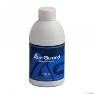 Antari AirGuard FLD05 Disinfection Fluid in a 500ml bottle