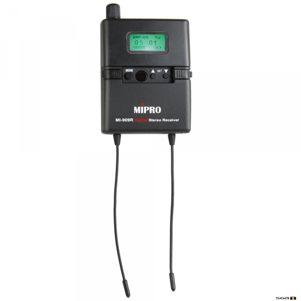 Mipro MI909R beltpack receiver for In Ear Monitor applications