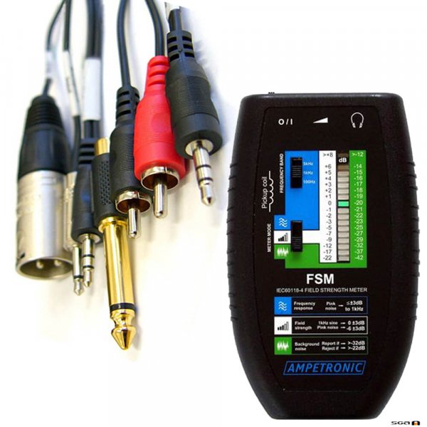 Ampetronic FSM+SCC Field Strength Meter with Signal Connection Cables