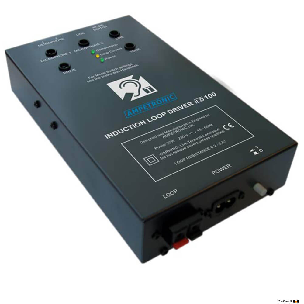 Ampetronic ILD100 audio induction loop driver, 240v