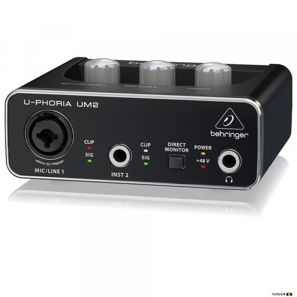Behringer UM2 Audiophile 2x2 USB Audio Interface right