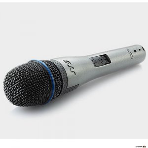 JTS SX-7S wired mic with switch, for instrument or vocals. With three-pin professional audio connector (male XLR type)