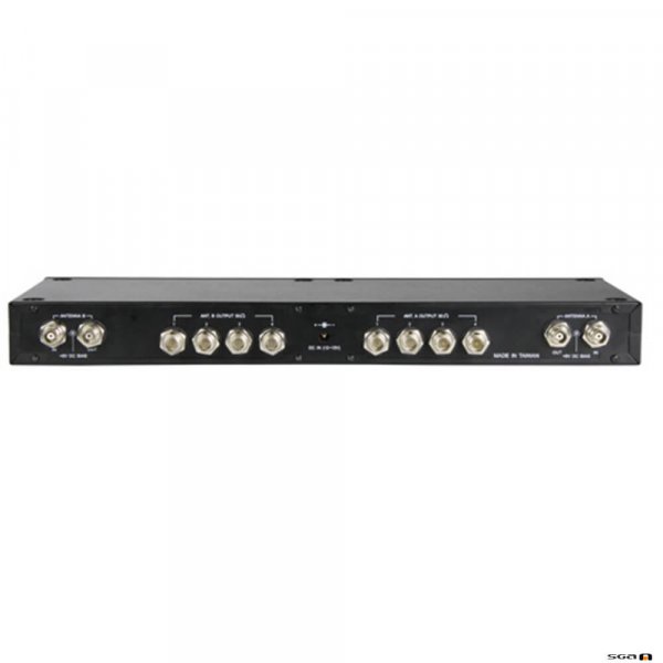 MiPro AD708 UHF 4-Channel Auto Gain-Control Antenna Divider. rear