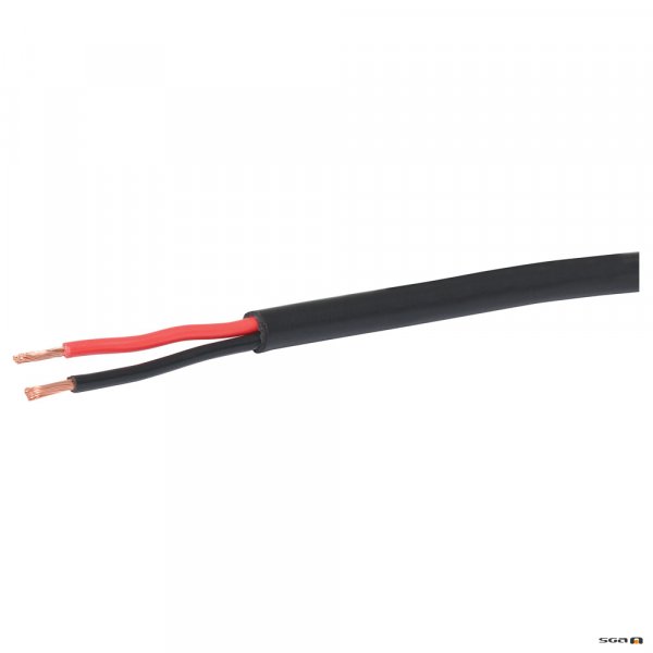 w2199 100m. 35/0.30 Double Insulated Speaker Cable, Bk