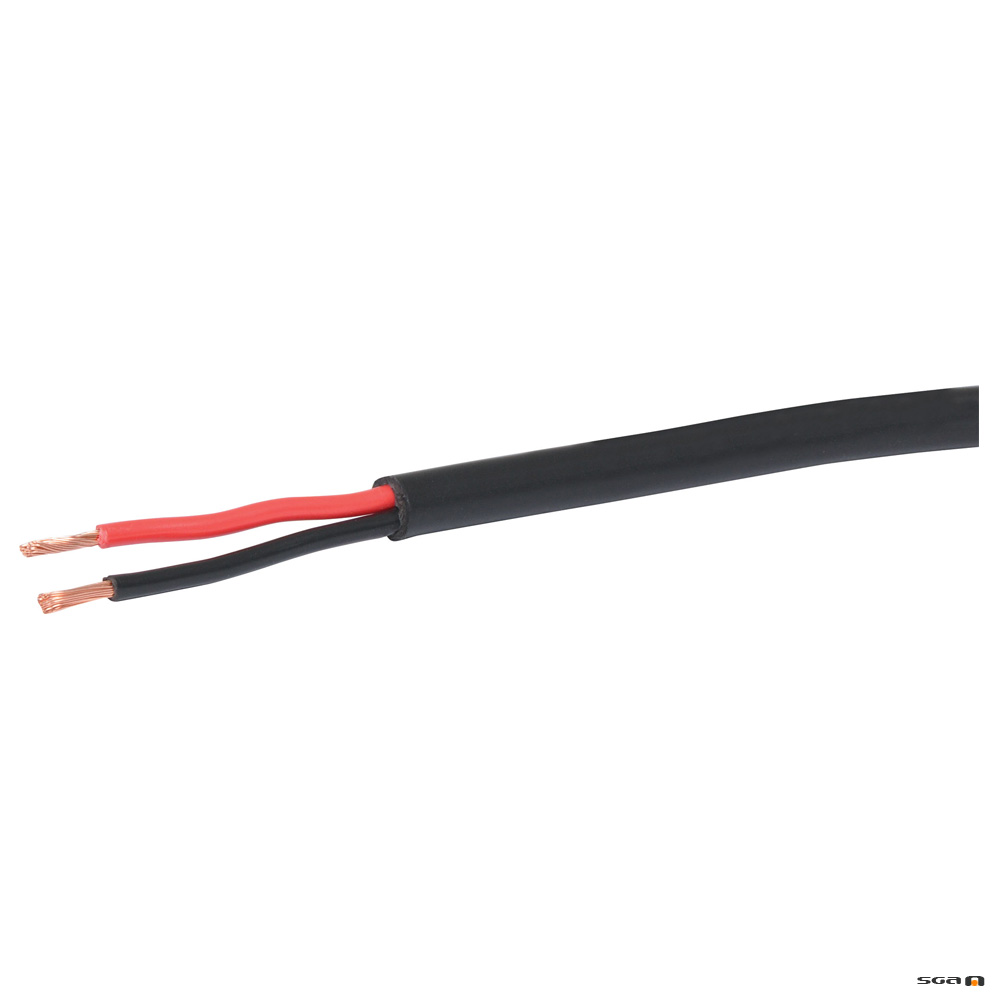 w2199 100m. 35/0.30 Double Insulated Speaker Cable, Bk