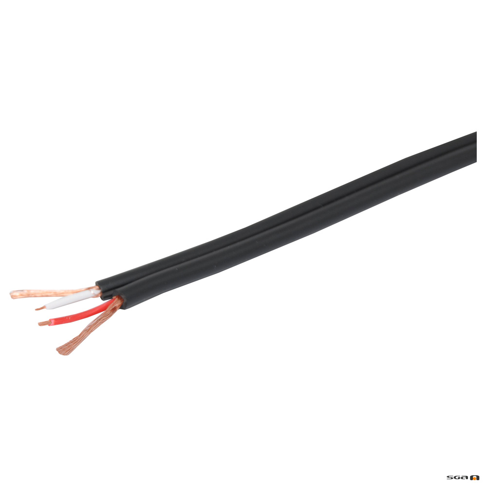 W 2995 100m. Heavy Duty Figure 8 Shielded Cable for professional, domestic sound applications
