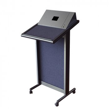 Lectrum Classic L101 Lectern W/ Light, Clock, Mic In - Soundgear Australia