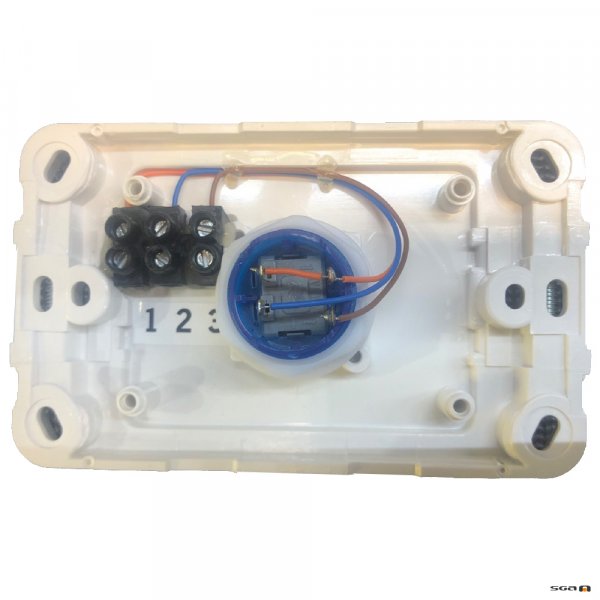 Fitness Audio BPBP Remote Pairing Wall Plate rear view showing connections