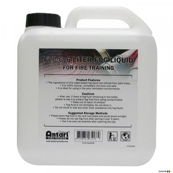 Antari FLP6 Smoke Fluid rear label