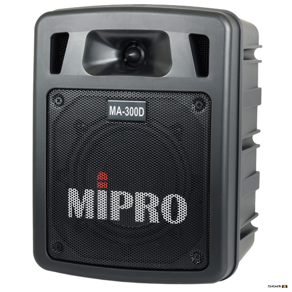 Mipro MA300D Portable PA with dual wireless receivers