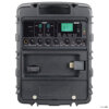 Mipro MA300D Portable PA with dual wireless receivers rear view