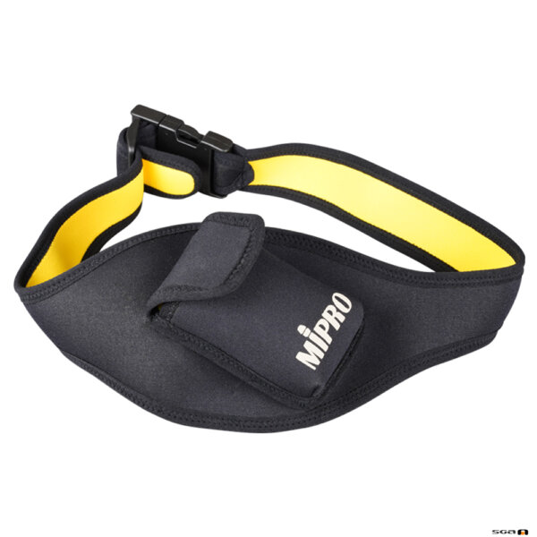 Mipro ASP30 Neoprene Pouch Belt to Mipro beltpack transmitters.