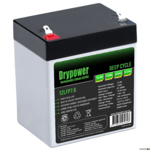 12LFP7.6 Lithium Phosphate Battery to suit Chiayo Apex Pro, 12V / 7.6Ah