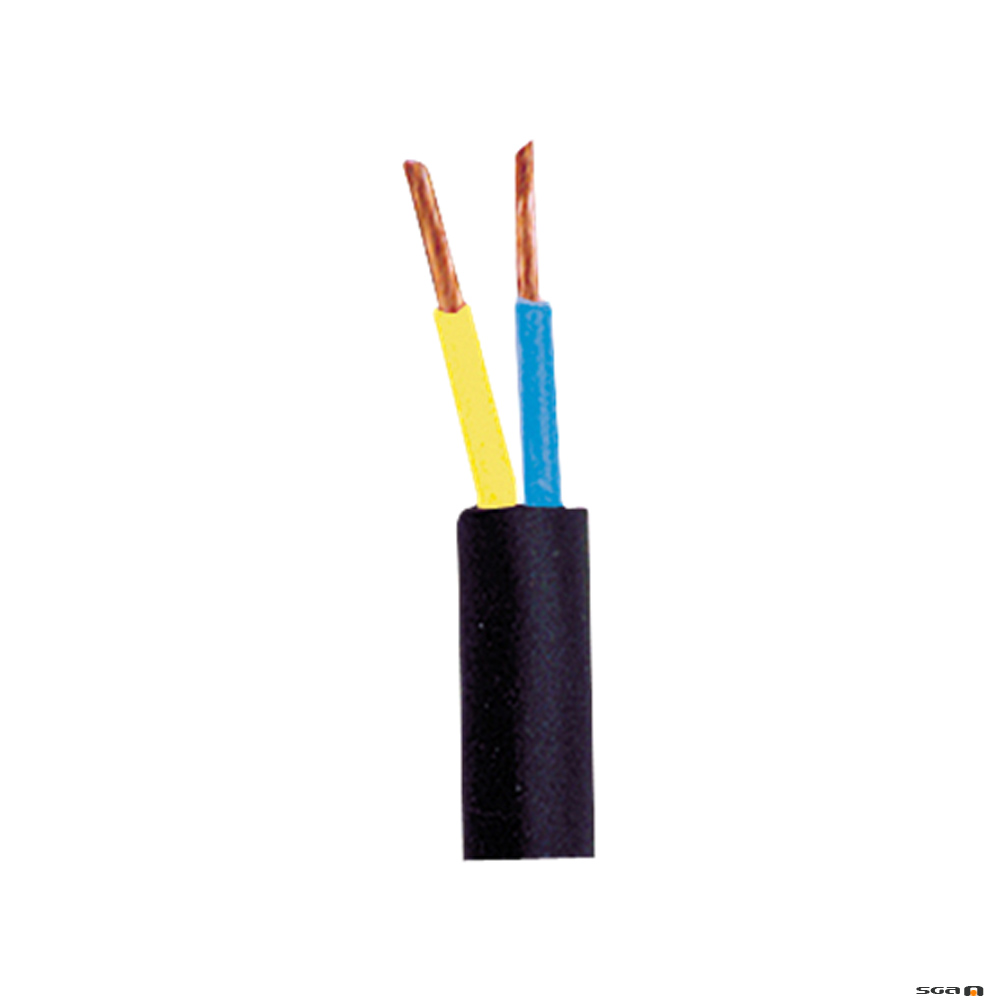 Australian Monitor ATC8055 Double Insulated Pro Speaker Cable, 2 x 2.5mm2 with 8mm OD, black in a 100m roll