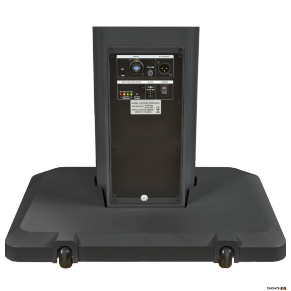 Lectern Pro base with in input and active output