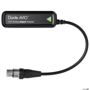 Audinate Dante AVIO ADP-DAI-AU-1X0 1 Channel Analogue Input Adapter