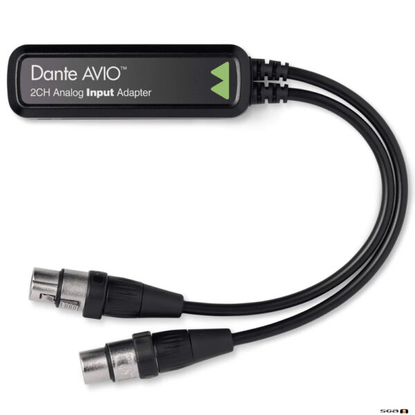 Audinate Dante AVIO ADP-DAI-AU-2X0 2 Channel Analogue Input Adapter