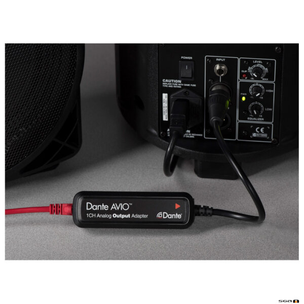 Dante AVIO ADP-DAO-AU-0X1 1 Channel Analogue Output Adapter application 1