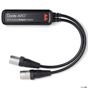 Audinate Dante AVIO ADP-DAO-AU-0X2 2 Channel Analogue Output Adapter