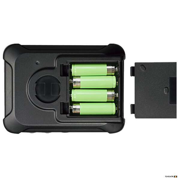 Chiayo iTour showing battery compartment and batteries